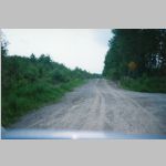 Looking west along Range Road, Farmborough. 1995<br>Looking along Range Road from the former entrance to The Cash immediately on left, with Blueberry Hill far along the road to the right<br>Source: images/5DApr14/0005DApr14/ (141.90 KB)