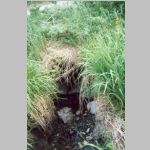 The culvert across Range Road at the Philip GOATCHER homestead near Farmborough, , QC, Canada. 1995<br>This culvert was installed by Philip GOATCHER when the road and house were built c1940.<br>Source: images/5DApr14/0005DApr14/ (271.74 KB)